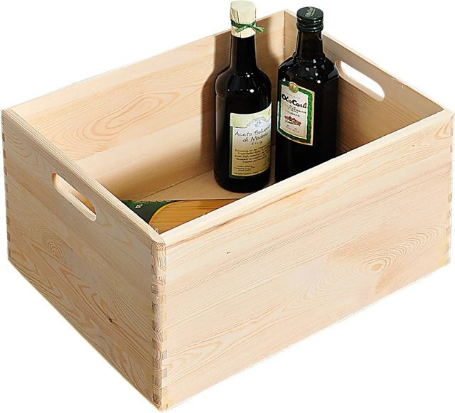 Kesper Allzweckkiste Kiefer in Braun, B/T/H: 40 x 23 x 30 cm - Bild 1