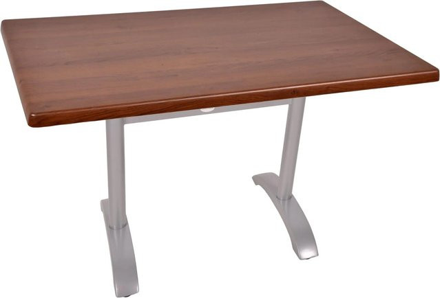 DELUKE Bistrotisch ACHE rechteckig Dunkelbraun für Innenbereich und Außenbereich B/T/H: 120 x 80 x 72 cm - Bild 1