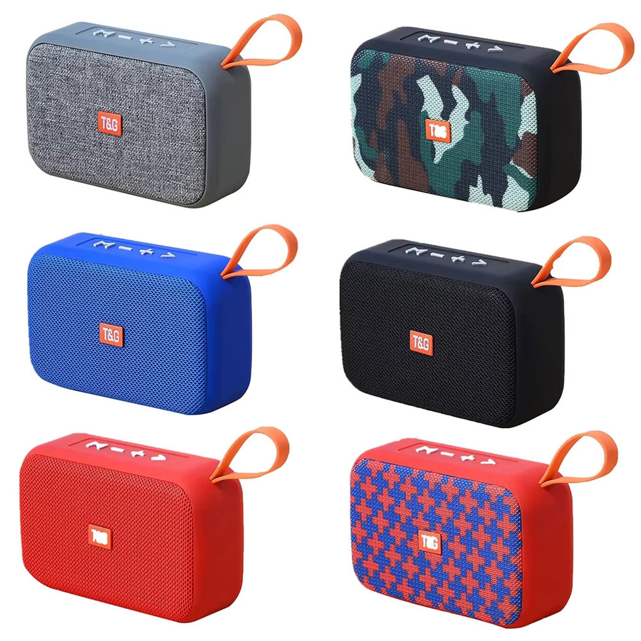 Tragbarer T&G Bluetooth-Lautsprecher mit Subwoofer und FM-Radio in Blau - Bild 2