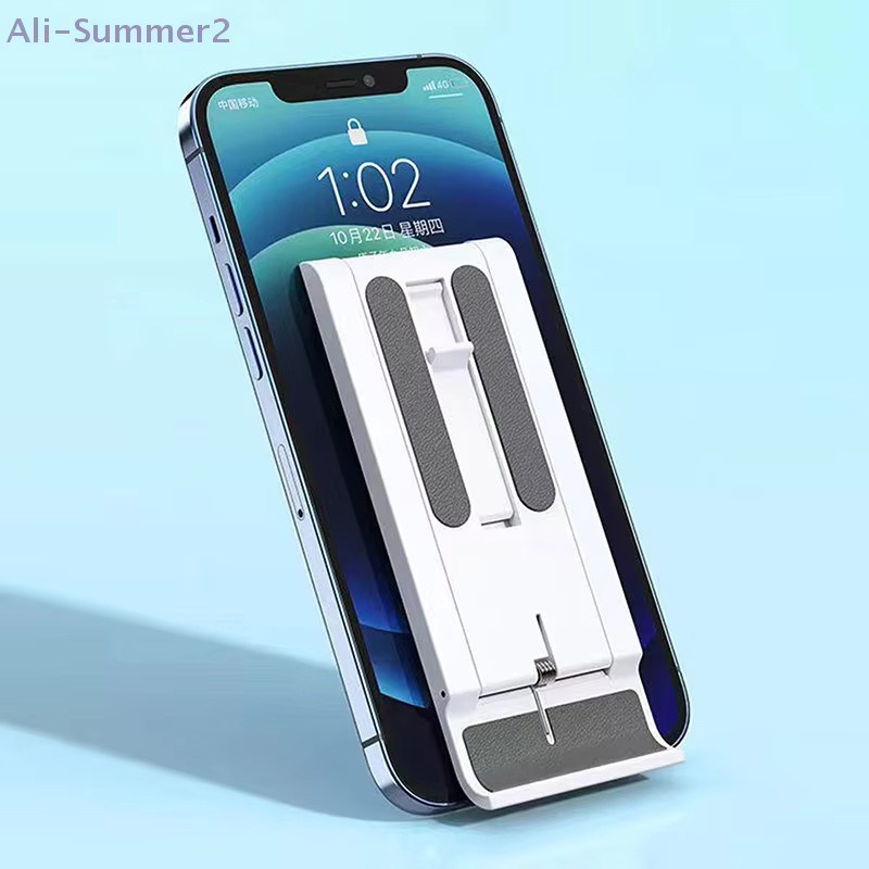Summer2 Tragbarer Handy-Ständer, faltbarer und skalierbarer Halter für Smartphone und Tablet in Schwarz - Bild 3