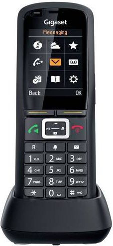 Gigaset R700H Pro DECT Mobilteil mit 2,4 Zoll Farbdisplay, Bluetooth und Hands-free Funktion, Schwarz - Bild 1
