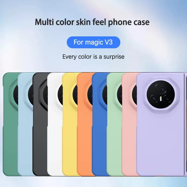 Stoßfeste Schutzhülle für Honor Magic V6 V3 Vs3 Magic V5 MagicVs3 in Bunt und Schwarz, ultradünne Flüssig-PC-Schale mit Anti-Drop-Schutz - Bild 1