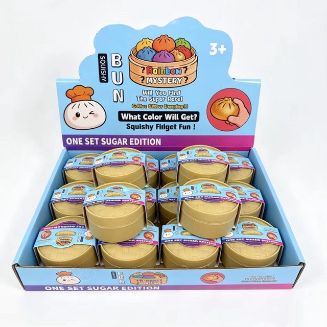 Bandai Bunte Simulierte Dampfbrötchen Squishy, Blindbox, ab 14 Jahren - Bild 1