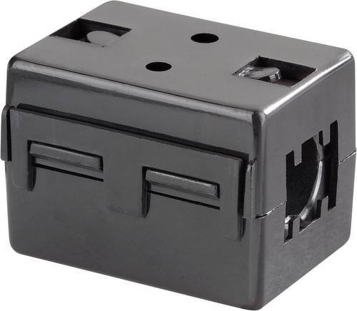 Richco RKCF-06-A5 Ferrit-Ringkern geteilt, 275 Ohm, Schwarz, L x B x H: 33 x 20,5 x 20 mm, max. Kabel-Ø: 6,5 mm - Bild 1