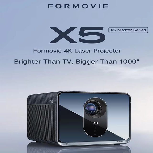 Formovie X5 4K Laser-Projektor mit 4500 ANSI, HDR10+ und Autofokus für dein Heimkino und Outdoor-Events - Bild 1