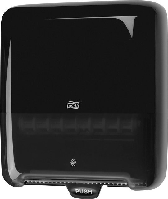 Tork Papierhandtuchspender Matic H1 Elevation Design, schwarz, Wandmontage - Bild 1