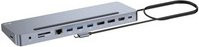 i-tec USB-C Dockingstation aus Metall mit ergonomischem Design, Triple 4K UHD Display Unterstützung, Silber - Bild 1