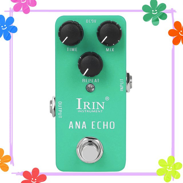 IRIN Ana Echo E-Gitarre Effektpedal Green Analoge Verzögerungseffekte mit True Bypass - Bild 1