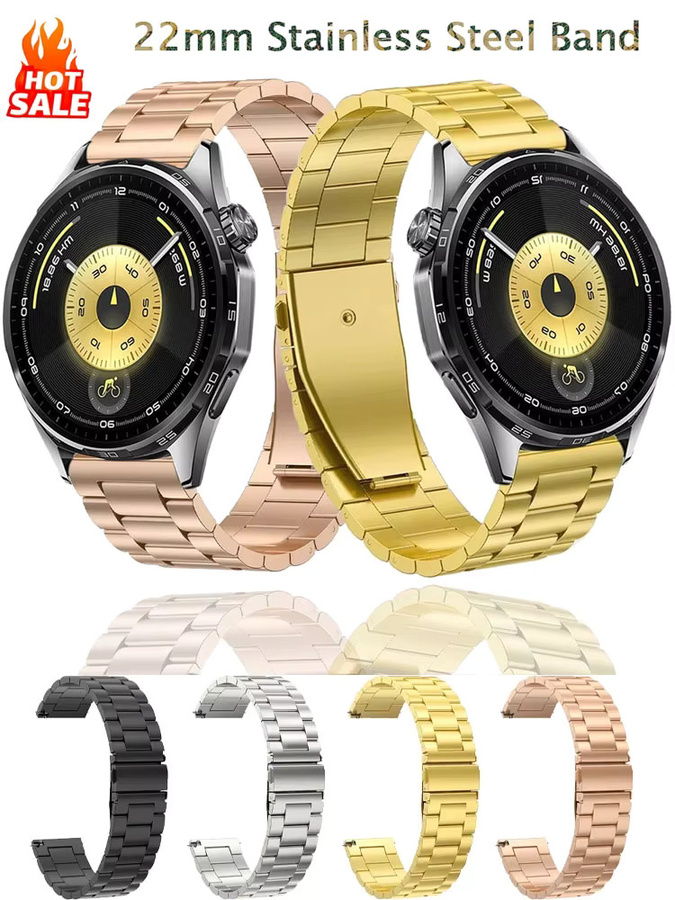 Uhrenarmband Edelstahl, 22 mm, Unisex - Bild 4