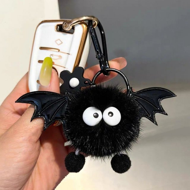 wukaka Schlüsselanhänger, Teufel, Schwarz, Unisex - Bild 1