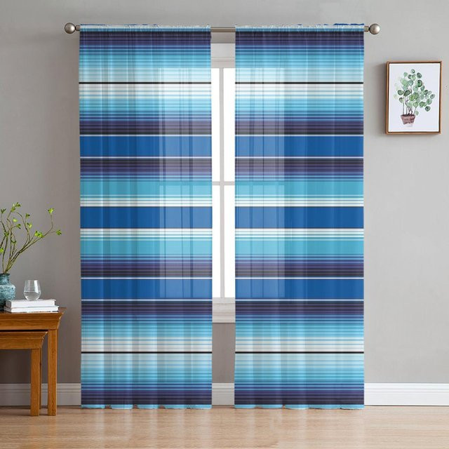 Binchi Outdoor Equipment Chiffonvorhang in Regenbogenfarben, transparent, B/H: 135 x 114 cm - Bild 1