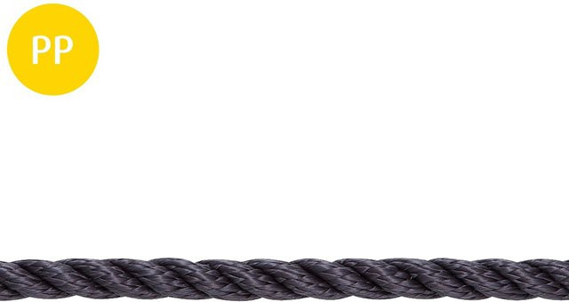 Conacord Polypropylen Multifil Seil gedreht, Durchmesser: 10 mm, Marineblau - Bild 1