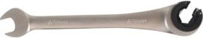 BGS Ratschenring-Maulschlüssel 30842 aus Chrom-Vanadium in Silber, SW 12 mm - Bild 1