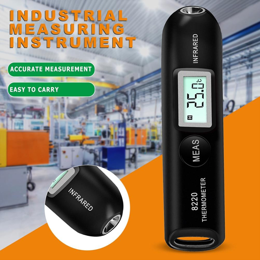 CosyHome Digitales Mini-Infrarot-Thermometer mit LCD-Display als tragbarer Taschentemperaturstift - Bild 4