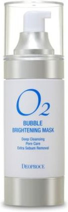 Deoproce O2 Bubble Brightening Mask, 100 ml, mit Niacinamid und Kollagen - Bild 1