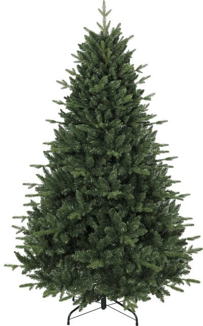 HOMCOM Künstlicher Weihnachtsbaum in Grün mit 1237 Spritzguss-Spitzen und klappbarem Metallständer, Höhe: 180 cm - Bild 1