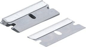 BGS Ersatz-Schaberklingen 70911-1 aus Carbonstahl in Silber, 5-teiliges Set für Art. 70911 - Bild 1