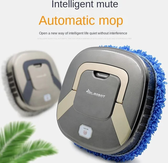 Intelligenter Bodenreinigungsroboter OEM Mini All-in-One Saug- und Wischroboter in Gold - Bild 1