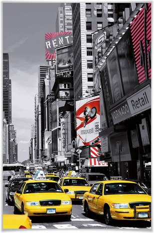 WIZARD+GENIUS XXL Poster Grafik Stadt Motiv in Bunt, B/H: 115 x 175 cm - Bild 1