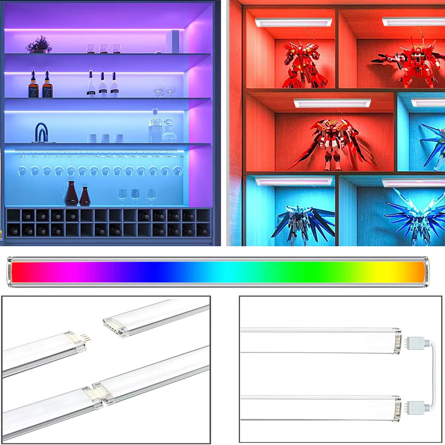 YSRSAI Smart LED Küchenschrankleuchten RGB dimmbar mit Tuya WiFi und Alexa Steuerung für Schrank und Schlafzimmer - Bild 2