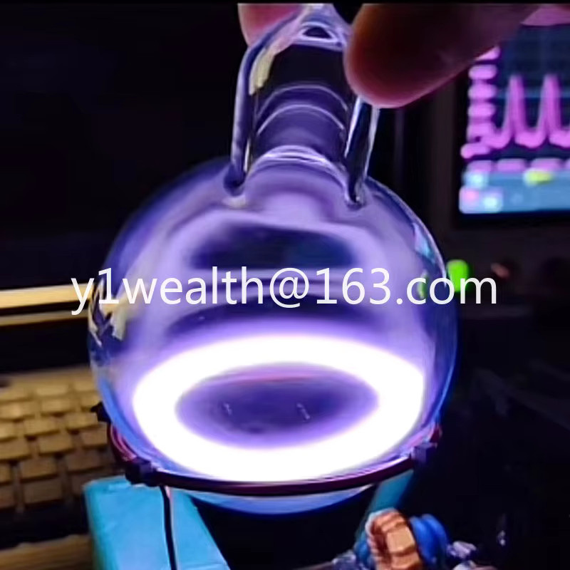 PWS Ionenring Elektrodenlose Ringentladungs-Xenonlampe in Schwarz mit transparentem Glas und Kunststoff-Tabletop-Design - Bild 2