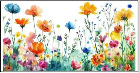 YOU HOME Bunte Florale Fensteraufkleber, Wasserdichte Statische Blumen Aufkleber für Frühling und Botanik, Mehrfarbig - Bild 1