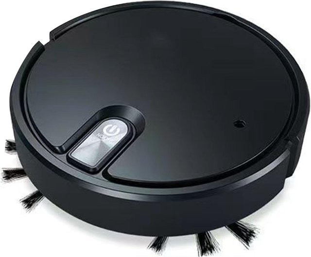 TOMTOP JMS Saugroboter und Kehrroboter mit App-Steuerung, leise und effizient, Schwarz - Bild 1