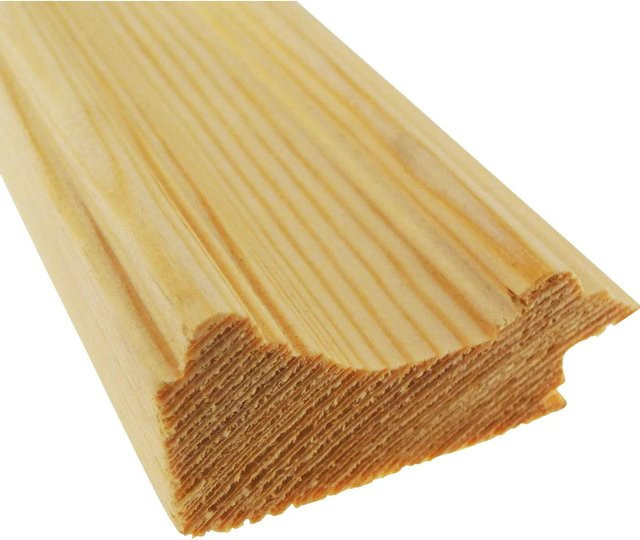 Bilderleiste aus Kiefer Holz in Braun, B/H: 2400 x 45 mm, Tiefe: 22 mm - Bild 1