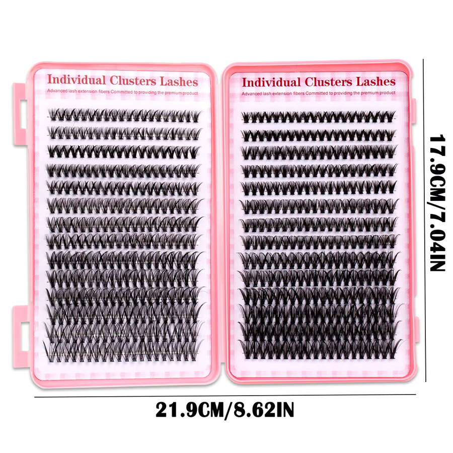 ISEEN Wispy Wimpernbüschel Einzelwimpern, Unisex - Bild 3