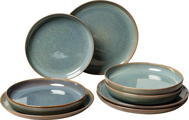 Villeroy & Boch Tafelservice CRAFTED BREEZE aus Porzellan in Green und Blue - Bild 1