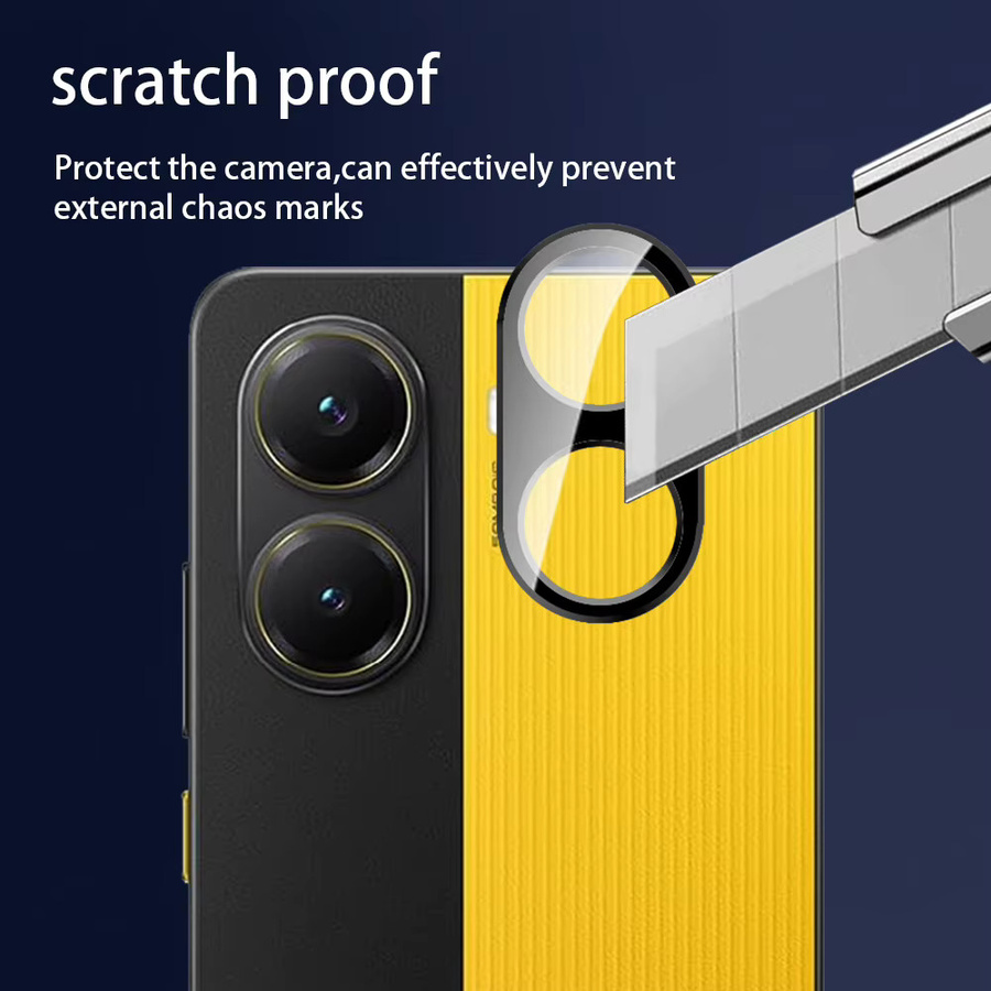 Xiaomi Poco X7 Pro 5G Kamera-Schutzfilm aus gehärtetem Glas, transparente Vollabdeckung für das Objektiv, 1-5 Stück - Bild 3