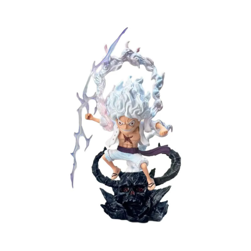 Bandai One Piece Fünf-Stufen-Luffy-Actionfigur Sonnengott Nika Q-Ver, Einzelfigur - Bild 3