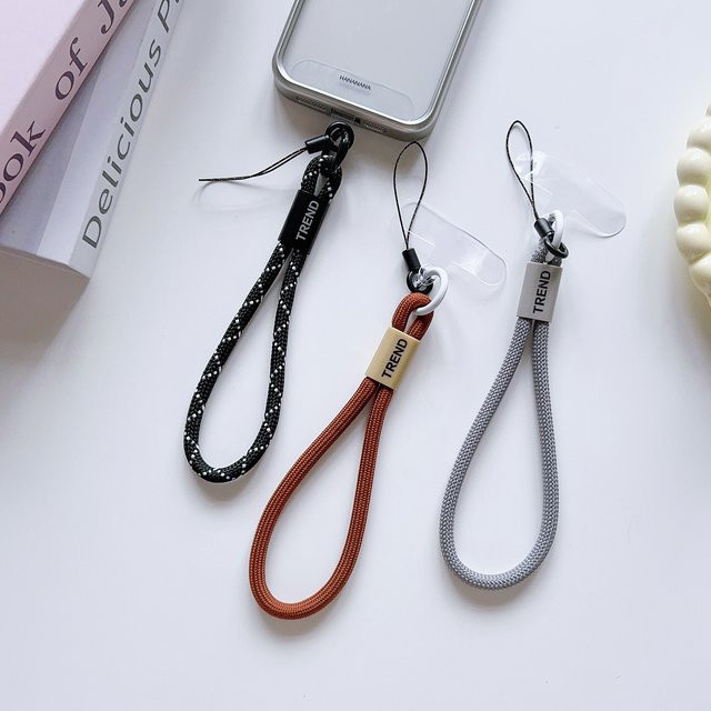 ZHANZHI Buntes Gewebtes Handy-Lanyard als Unisex Sicherheitsarmband für Schlüssel und Kopfhörer in Blau und Grün - Bild 1