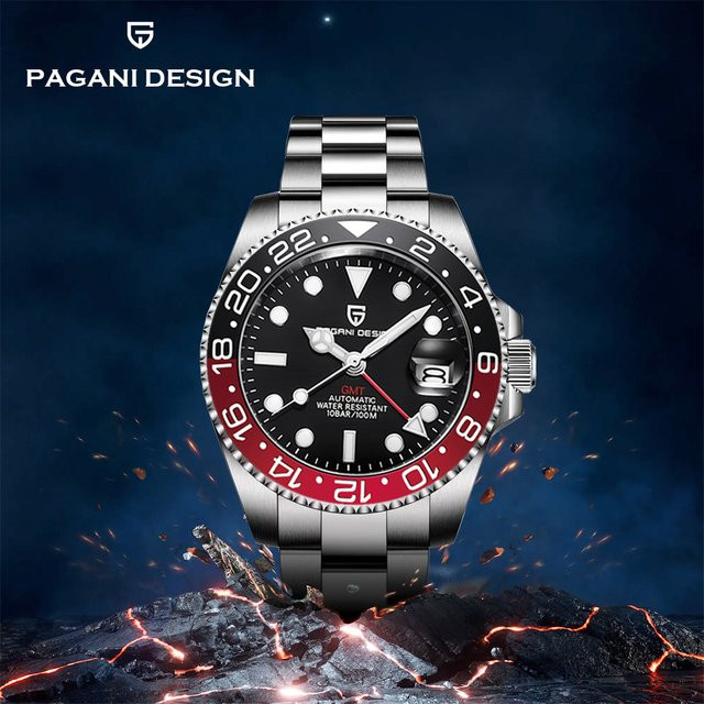 PAGANI DESIGN Armbanduhr, Automatik, Keramik, Saphirglas, 40 mm, Herren - Bild 1