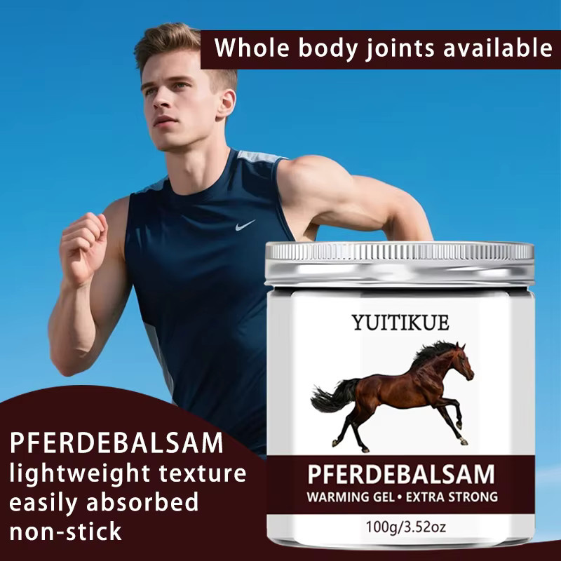 YUITIKUE Pferdebalsam Wärmegel, 100g, Körperpflege - Bild 4