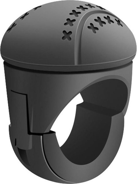VehicleKit Lenkrad-Booster Drehknopf in Schwarz mit 360 Grad Rotation und rutschfestem Grip für dein Fahrzeug - Bild 1