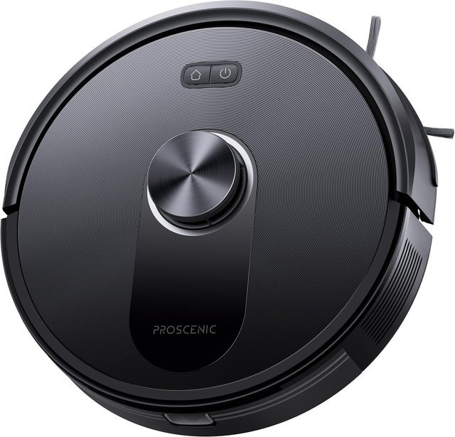 Proscenic Q10 Saugroboter und Wischsauger 2-in-1 mit 8000Pa Saugkraft, LiDAR-Kartierung und Anti-Tangle-Roller, Schwarz - Bild 1