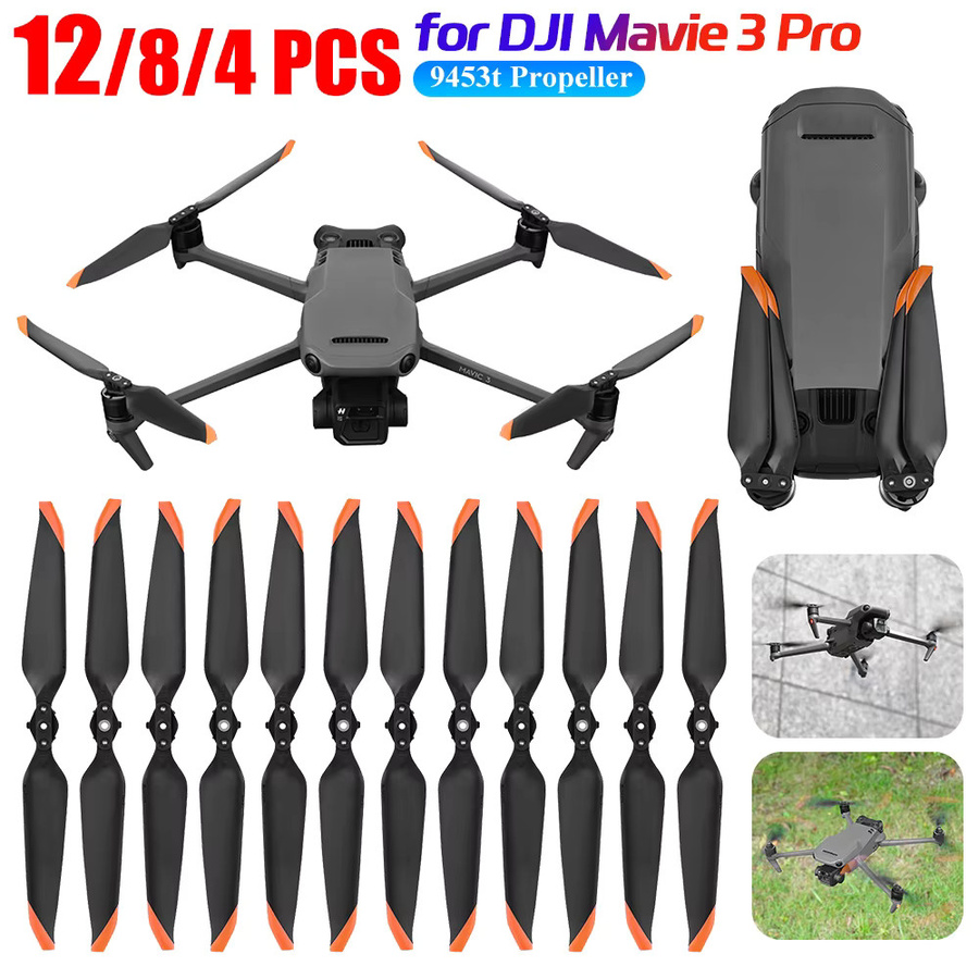 DJI 9453T Propeller mit Schnellverschluss, faltbare Propellerblätter in Schwarz für Mavic 3 Pro, Mavic 3 und Mavic 3 Classic - Bild 3
