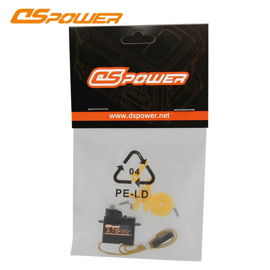 DSpower Micro Digital Standard Servo, Coreless Motor, Metallgetriebe - Bild 2