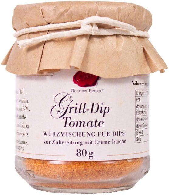 Gourmet Berner Grill-Dip Tomate Gewürzmischung 80 g - Bild 1