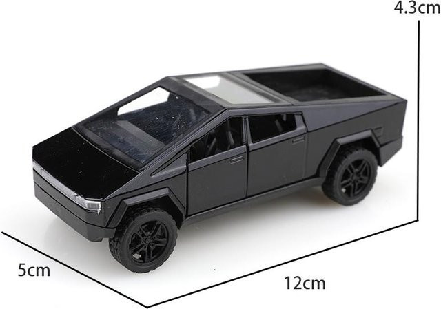 Linyi toy car Pickup Cybertruck, Modellbau-Fahrzeug, 1:36, Metall, ab 4 Jahren - Bild 1