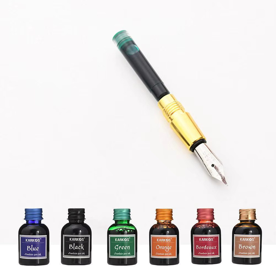 Brunnen Kalligraphie Tinte bunte Farben 20 ml oder 30 ml zum Nachfüllen von Füllhaltern - Bild 3