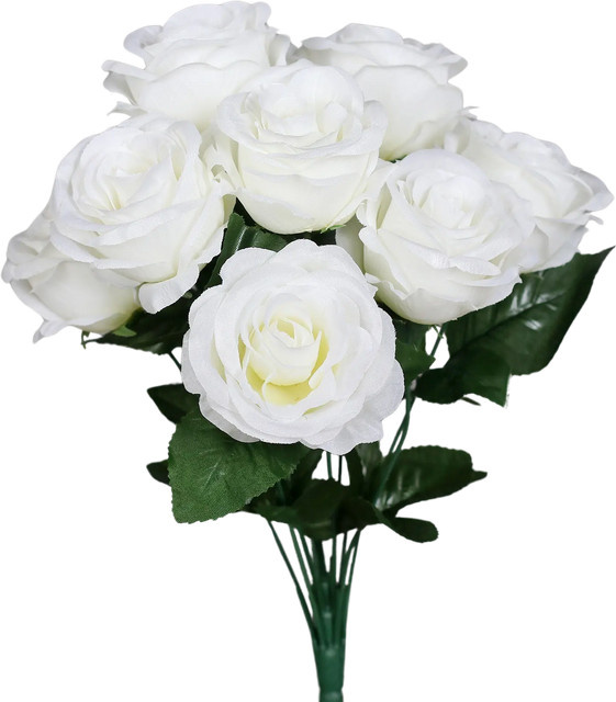 Künstlicher Rosenstrauß Dante von Aplanta mit 11 Blüten, Höhe: 40 cm - Bild 1