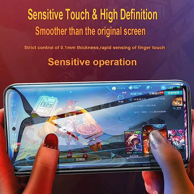 5er Pack Hydrogel Display Schutzfolien für Xiaomi Poco X3 Pro X3 NFC M5S F3 F4 GT M3 M4 X4 Pro 5G, transparent - Bild 6
