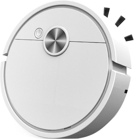 Lily Home Saug- und Wischroboter mit automatischer Aufladung und Kantenreinigung in Weiß