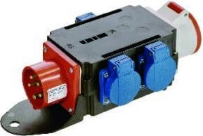 AS-SCHWABE CEE-Adapter MIXO BRIGACH mit 1x CEE-Stecker 400V 16A 5-polig IP44 - Bild 1