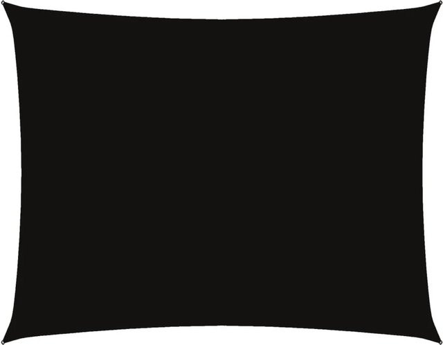 Furnicato Sonnensegel aus PU-beschichtetem Oxford-Gewebe, rechteckig, Schwarz, Breite: 3,5 m, Länge: 4,5 m - Bild 1