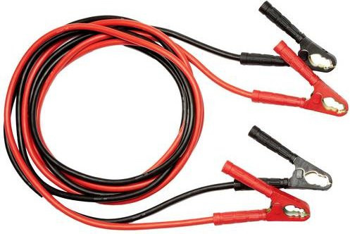 Osram BATTERYstart Starthilfekabel 500A mit Kunststoffzangen, 5m Länge, Aluminium kupferbeschichtet, Farben: Rot und Schwarz - Bild 1