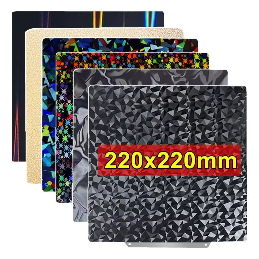 Anycubic Doppelseitiges magnetisches beheiztes Druckbett mit PEI- und PET-Platte für Anycubic Mega Pro und Anet A8 Duplicator I3, B/T: 220 x 220 mm - Bild 3