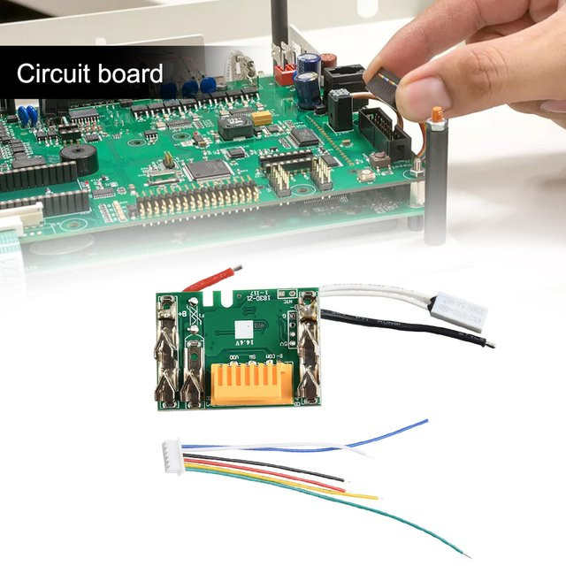 Makita BL1830 Ersatz-Batterieplatine mit LED-Schutzschaltung für 18V Li-Ion Akkus, grün - Bild 1